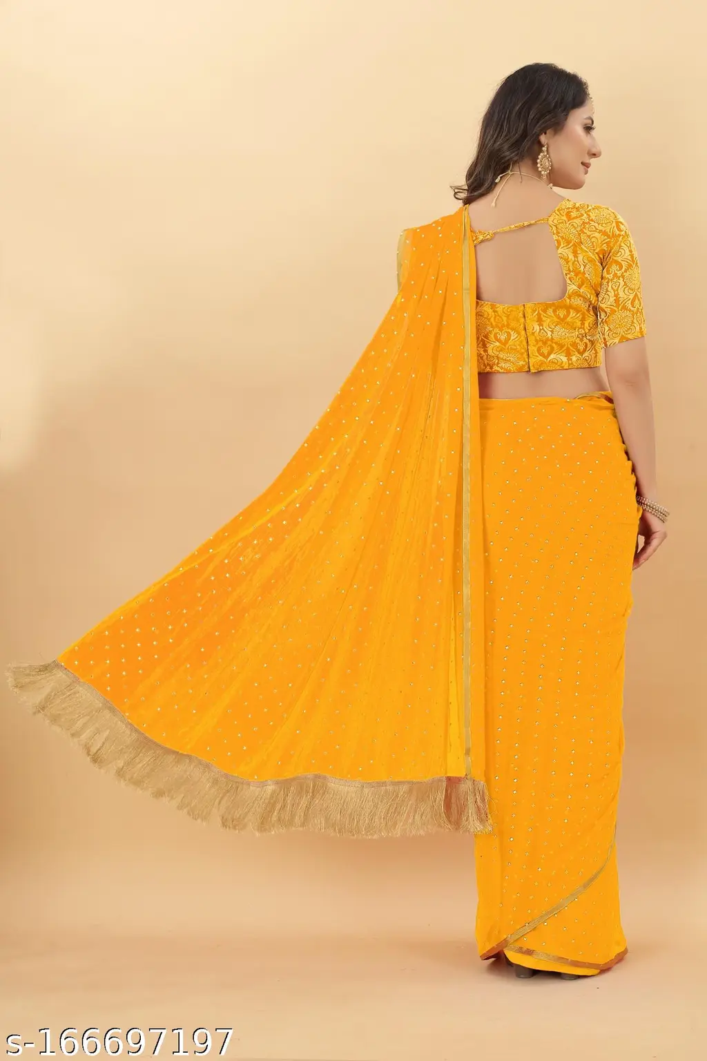 Bollywood Dreams: Chiffon Saree - Image 2