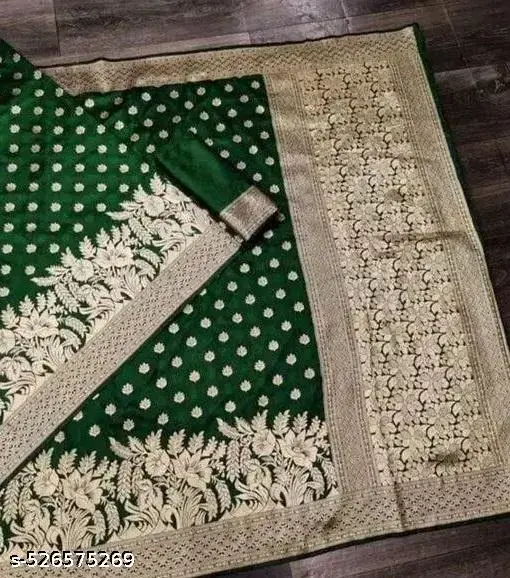 Trendy Jacquard Saree - Image 2