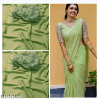 Shimmer Gergete Saree: Radiant & Elegant