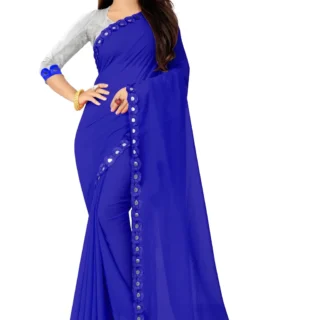 Riya Georgette Saree: Elegant Drape