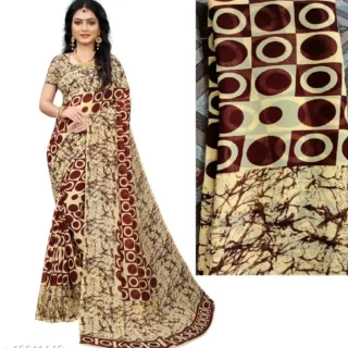 Kanooda Prints: Georgette Sarees, Elegantly Printed.