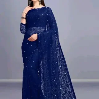 e7hcv_1024.webp Elegant Drape: The Net Saree