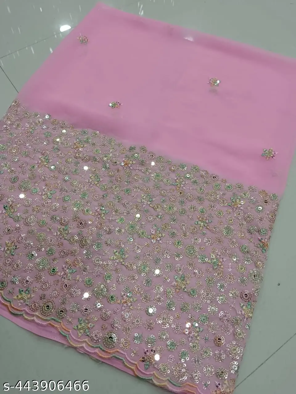 Georgette Sarees: Elegant & Fancy Drape - Image 3