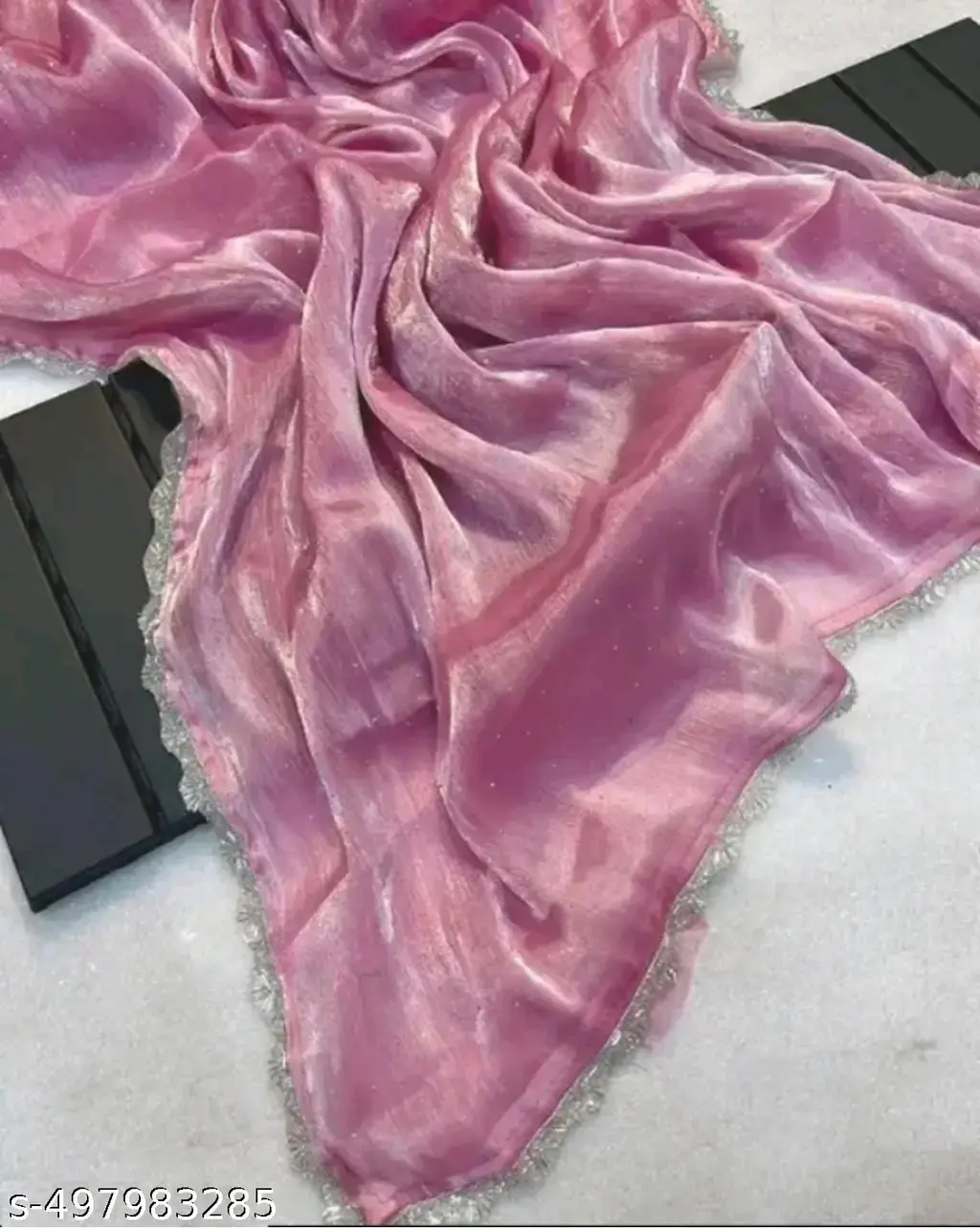 Jimmy Chu Organza Sarees: Party Wear - Image 4