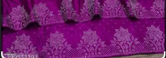 Dola Silk Saree: Diamond Party Glamour - Image 4