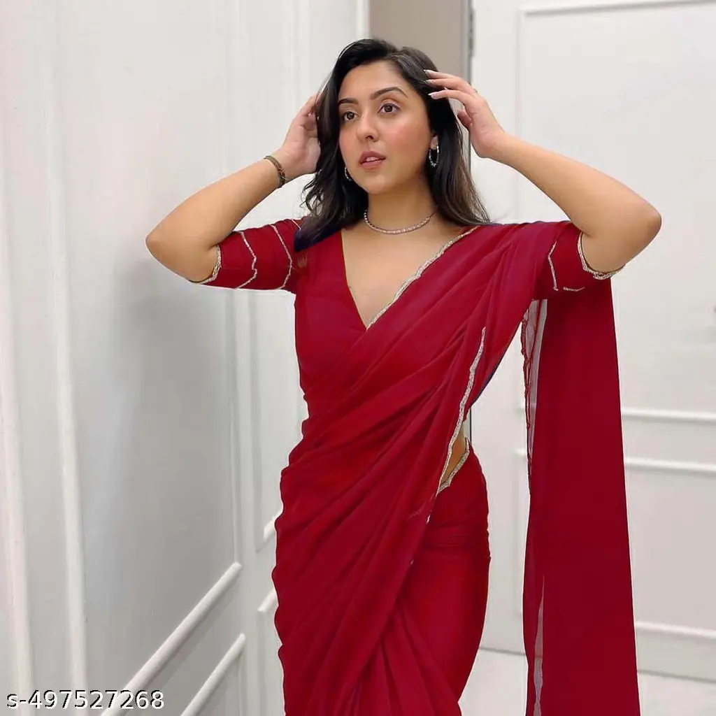 Heavy Georgette Saree - Image 2