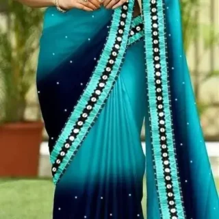 PreStitched Organza Banarasi Saree: Ready to Wear