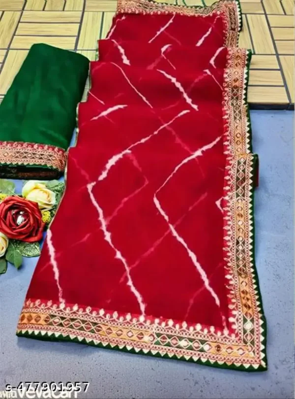 emfet_1024.webp Bandhani Georgette Saree: Sawan Special