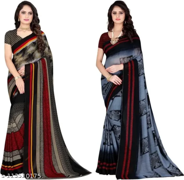 ernop_1024.webp Leelavati Georgette Printed Saree Blouse Combo