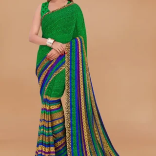 ewmle_1024.webp Royalstop Georgette Saree & Unstitched Blouse