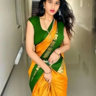 f4h53_1024.webp Mango Green Elephant Zari Cotton Silk Saree