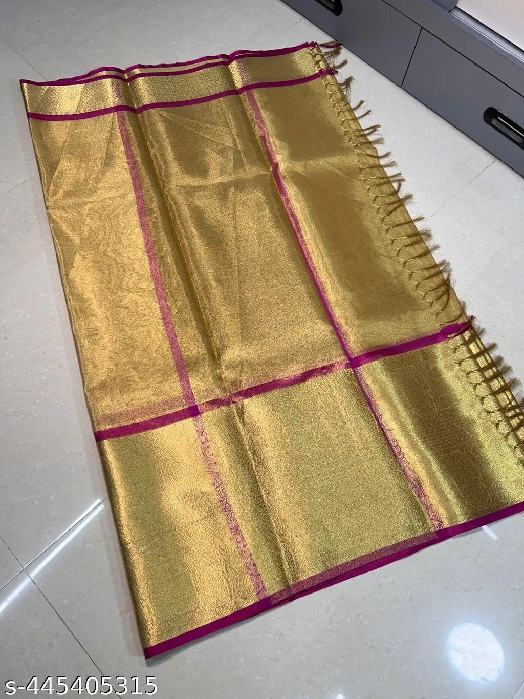 Banarsi Kanjivaram Tissue Saree: Soft Elegance - Image 2