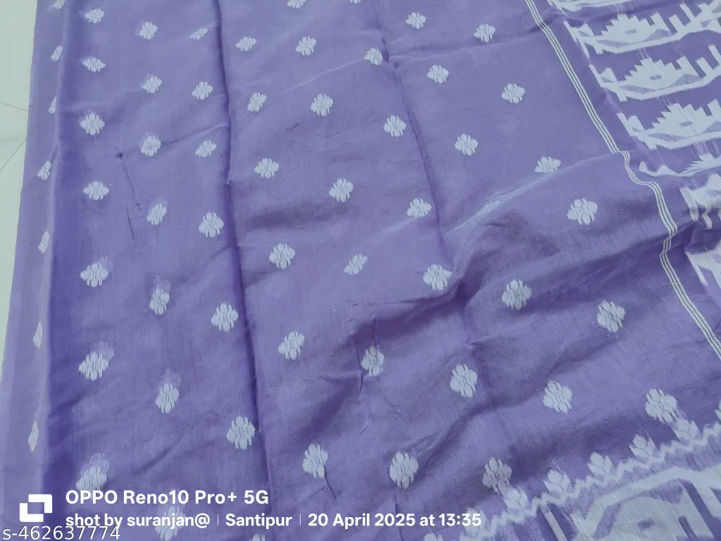 Dakhi Jamdani Saree: Woven Elegance - Image 3