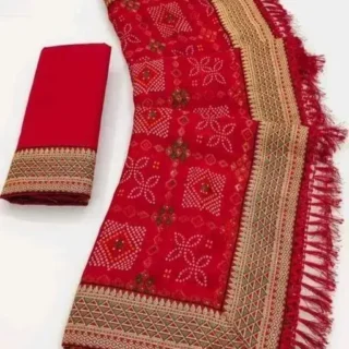 f9bjs_1024.webp Exquisite Bandhani: Georgette Saree Collection