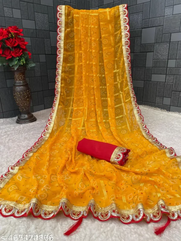 fckne_1024.webp Foil Printed Bandhani Saree