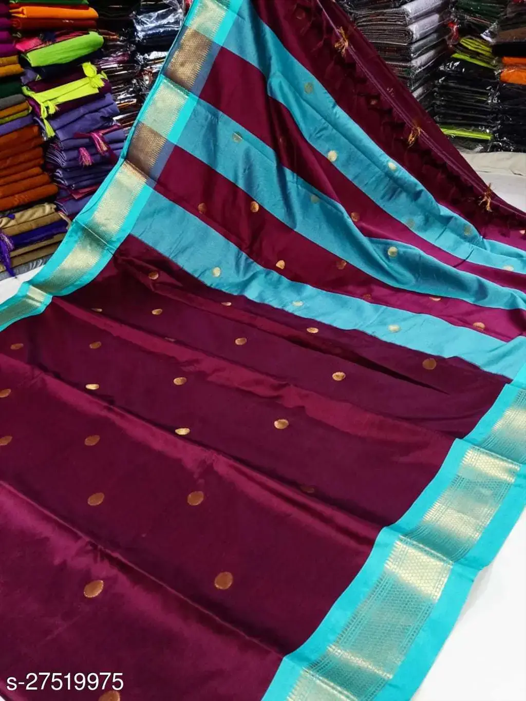 Elegant Paithani & Banarasi Silk Sarees - Image 2