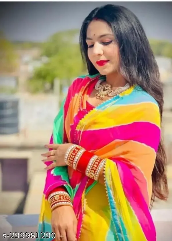 fmj02_1024.webp Bandhani, Georgette Sarees: Trending Styles Under 399