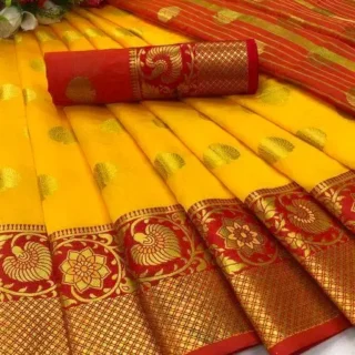 fwo6n_1024.webp Ashruti Jacquard Saree: Gorgeous & Fancy
