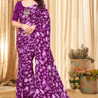Raniar Georgette Daily Wear Saree