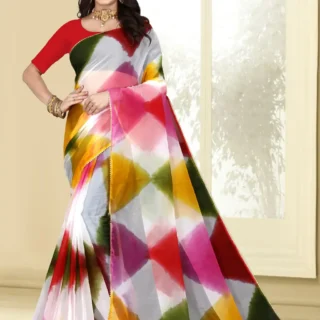 gcrae_1024.webp 3D Organza Saree: Vibrant Festival Style