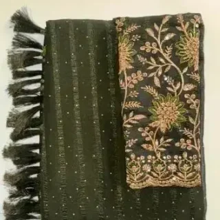 gib1y_1024.webp Embroidered Mehendi Saree with Jalar Blouse