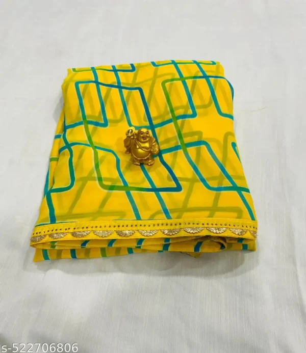 gv8ot_1024.webp Golden Trim Yellow Georgette Saree