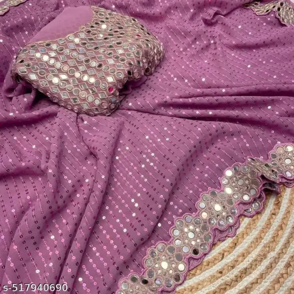 gw0uv_1024.webp Pink Sequined Mirror Work Saree Blouse