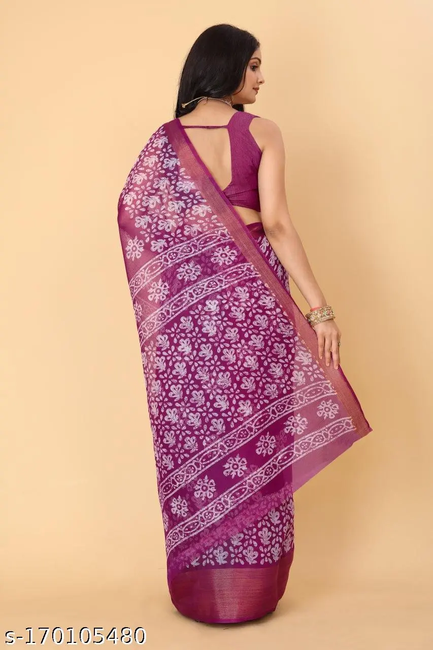 Zareena Grey Bandhani Saree with Blouse - Image 3