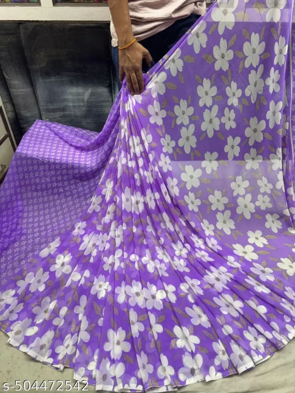 Elegant Georgette Saree: Prints You'll Adore