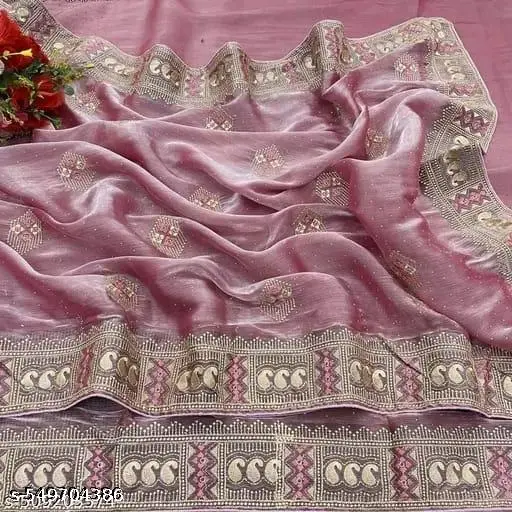 Meghnaa Tealll: Elegant Silk Saree - Image 3
