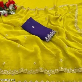 Elegant Work Party Designer Saree