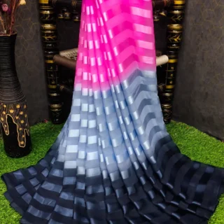 Festive Silk Saree: No Blouse Piece