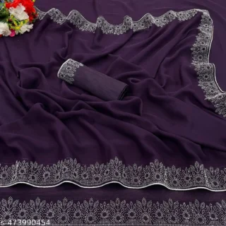hzawa_1024.webp Hot Fix Georgette Saree: Party Ready