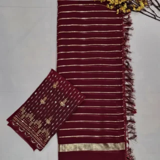Luxe Heavy Foil Saree