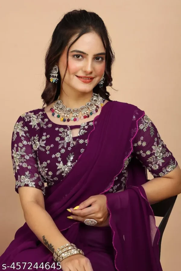 io6az_1024.webp Embroidered Georgette Saree with Blouse Piece