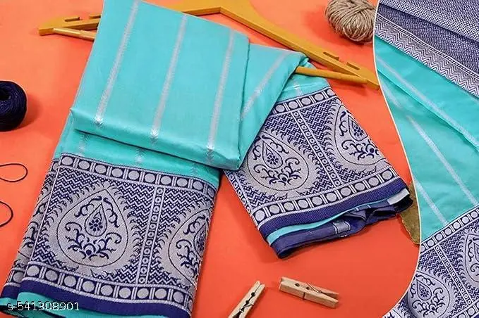 Banarasi Silk Saree with Adorable Blouse - Image 3