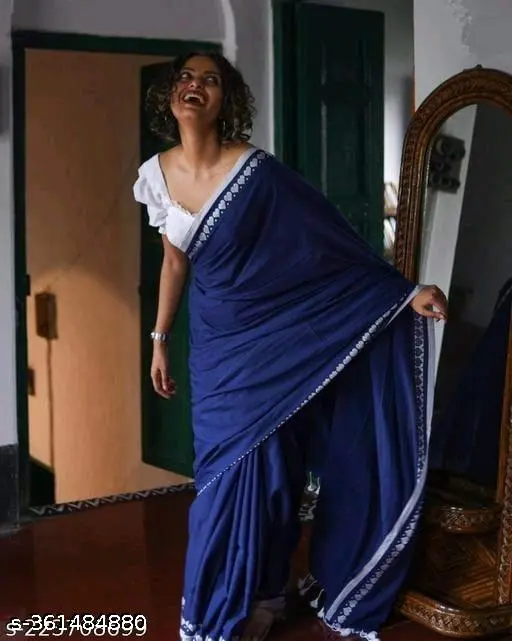 Khadi Cotton Saree: Handspun & Sustainable - Image 3