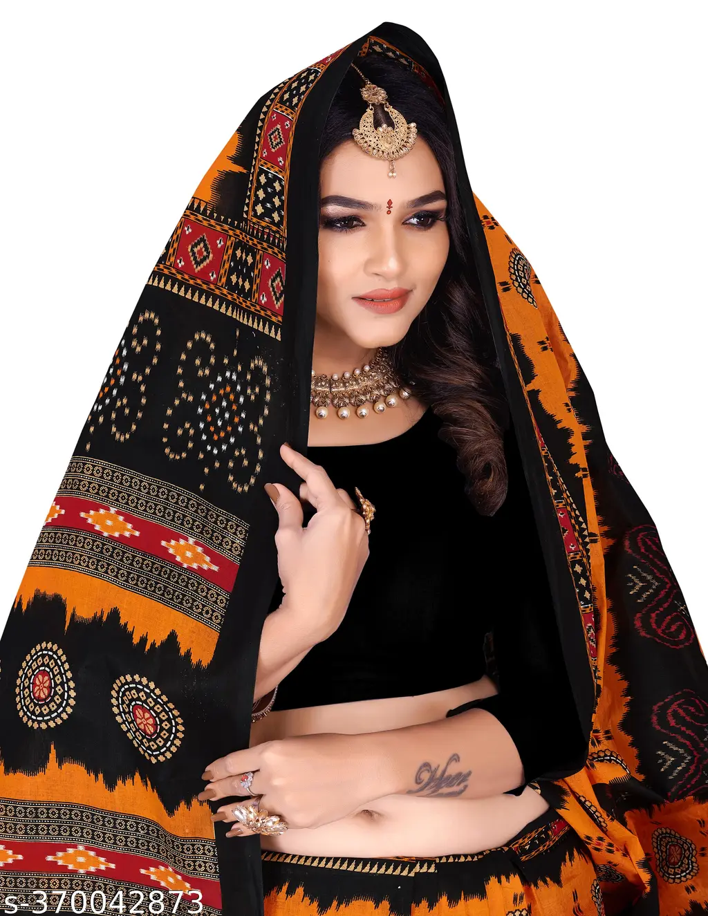 Pure Cotton Saree with Blouse Piece - Image 3