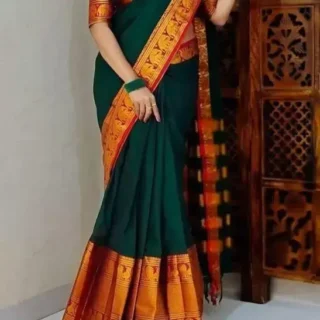 Bollywood Design Narayanpet Cotton Silk Saree