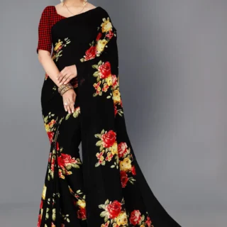 Shubhswar Georgette Saree with Blouse