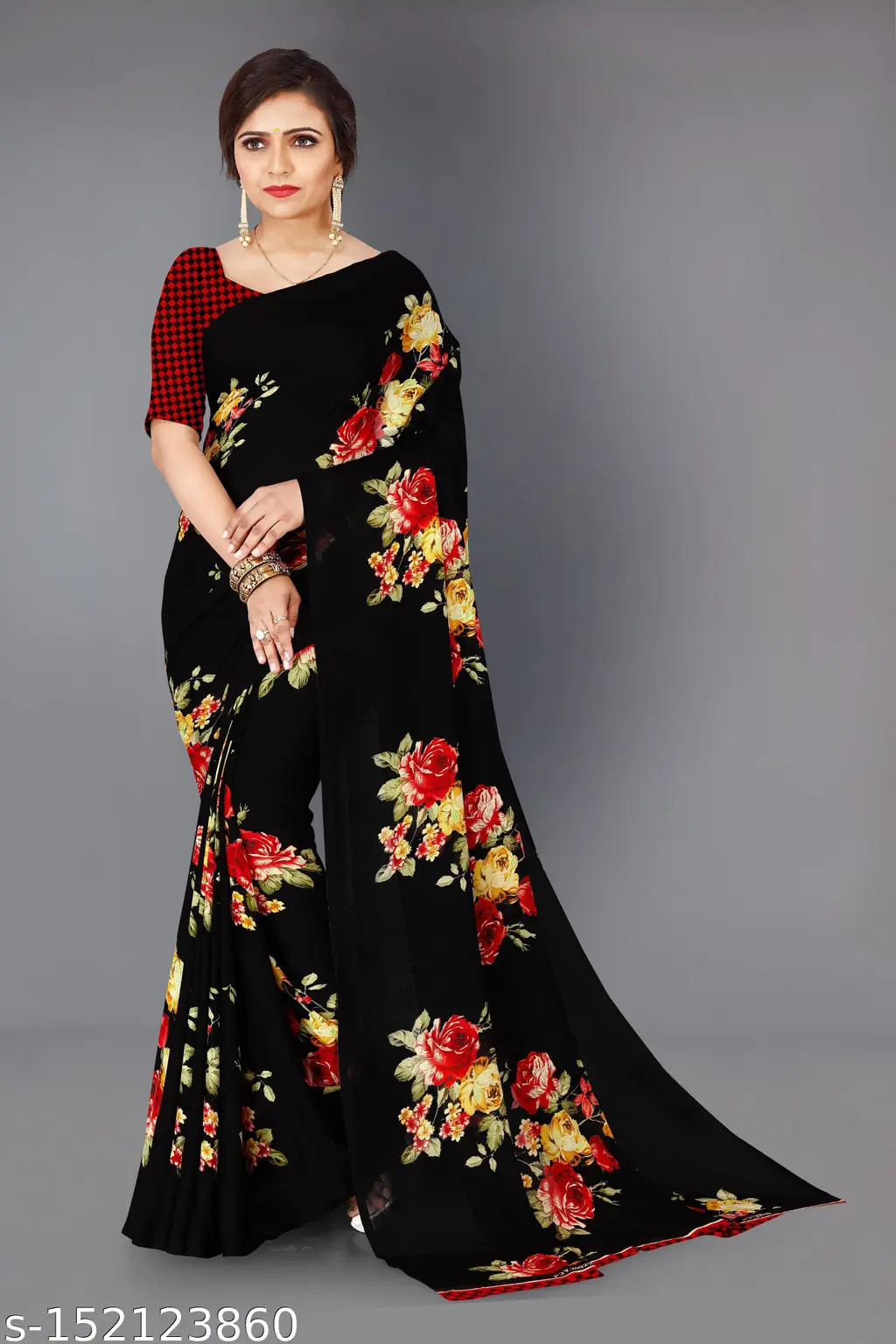 Shubhswar Georgette Saree with Blouse