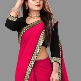 Black Makhkhi Gajari: Premium Silk Saree
