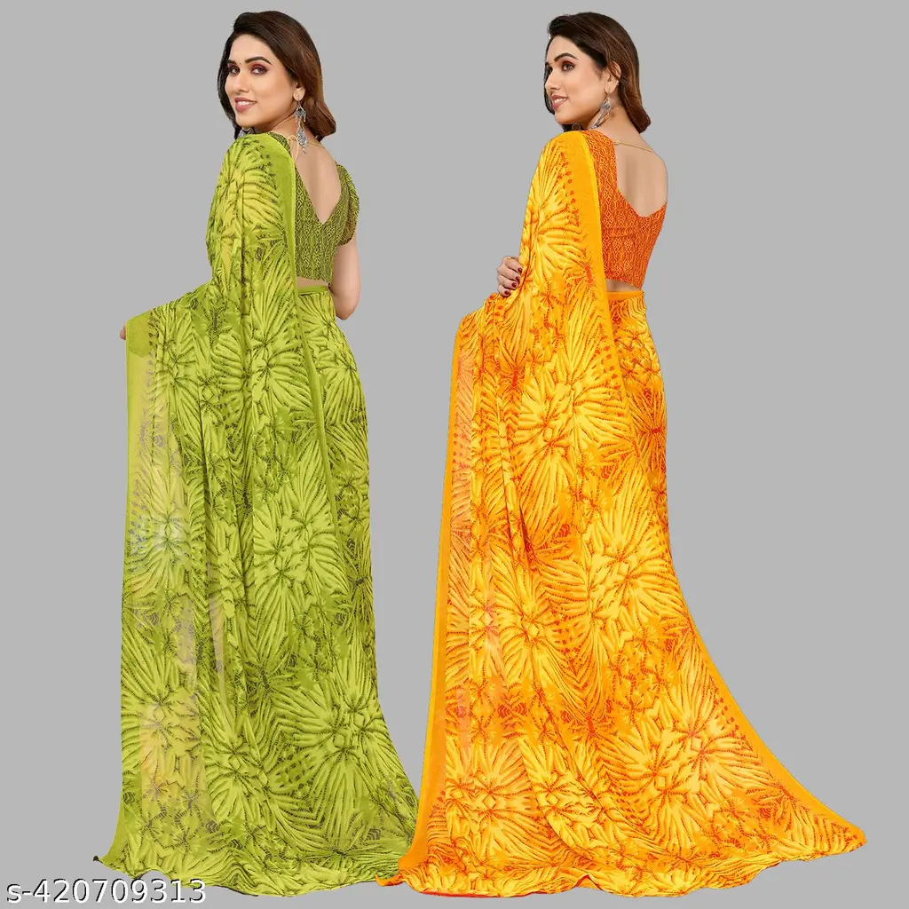 Anand Sarees: Georgette Daily Wear 2Pack - Image 3