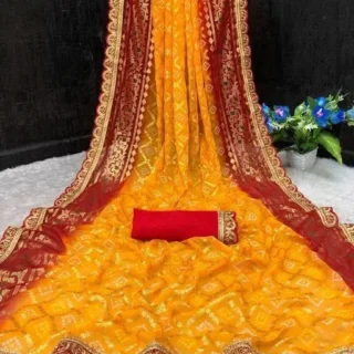 Trendy Yellow Sarees for Petites