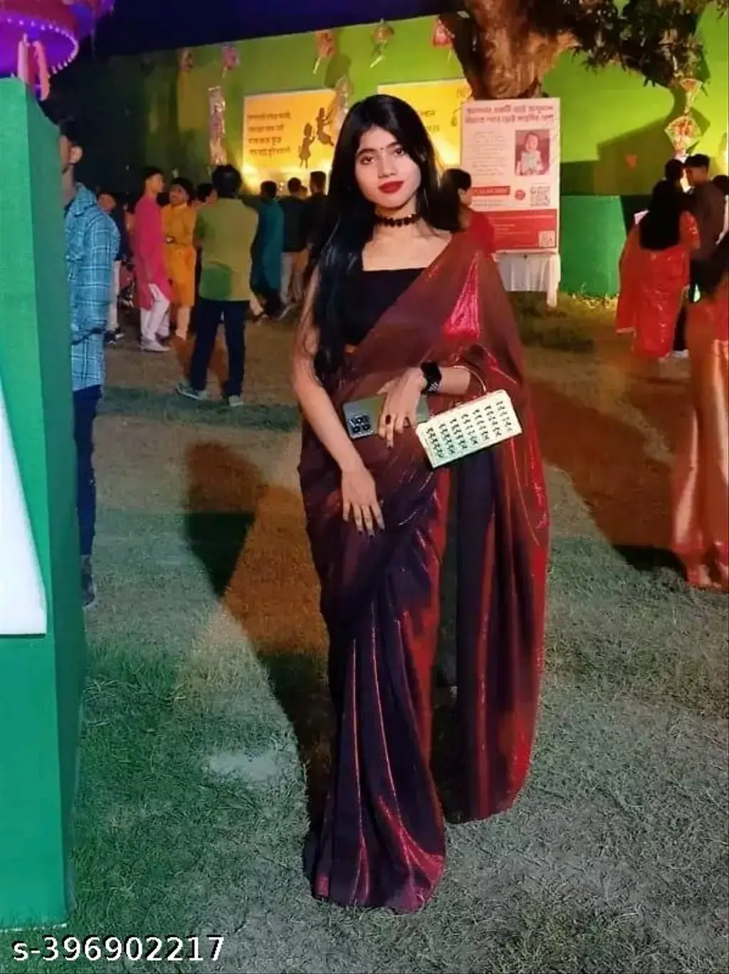 Elegant Party Wear Saree - Image 3