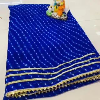 Elegant Draped Saree: Classic Indian Style