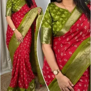Dola Silk Saree: Floral Jacquard Beauty