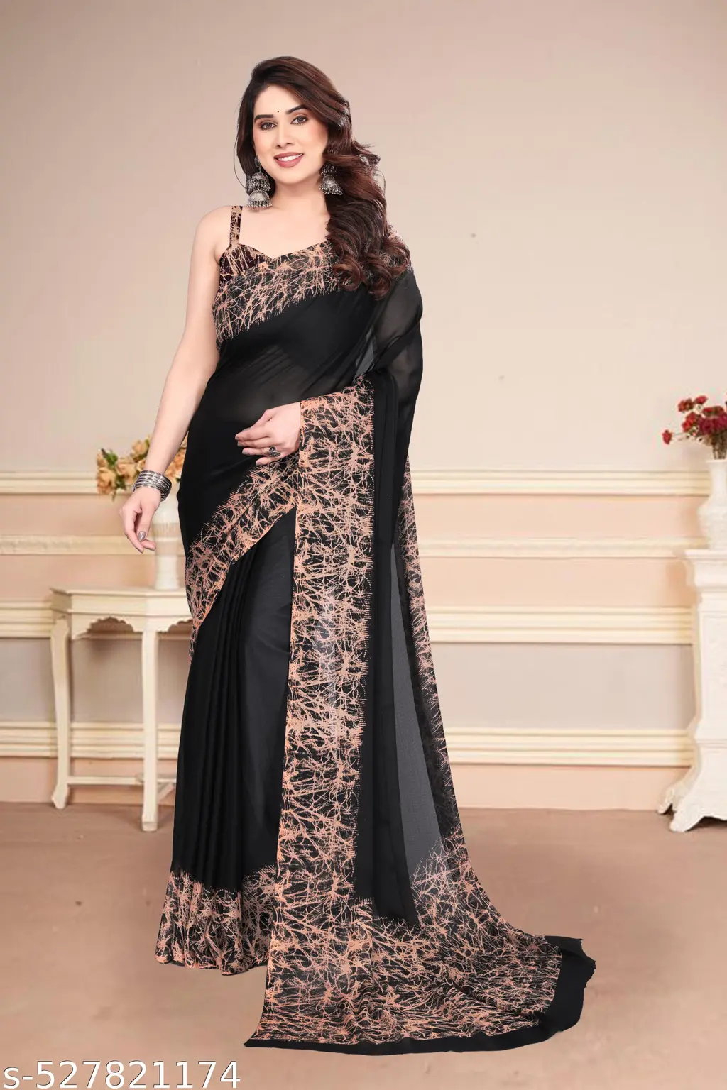 Trendy Chiffon Saree: Party Wear for Women - Image 2