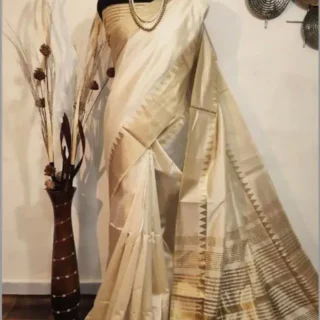 Woven Assam Silk Blouse Piece