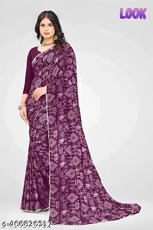 New Collection: Elegant Chiffon Sarees - Image 4